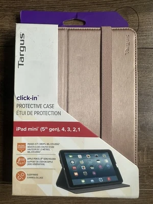 Targus Click-In Case for iPad Mini 5th/4th/3rd/2nd /1st Gen  (new) rose gold  - Image 1 of 2