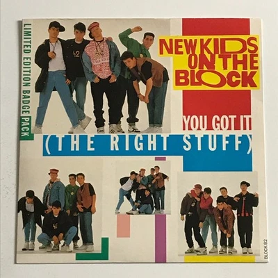 New Kids On The Block - You Got It (The Right Stuff) 7" Record - BLOCK 2 EX/EX - Image 1 of 4