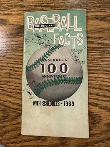 The Original Baseball Facts Baseballs 100th Anniversary 1969 - Bild 1 von 3