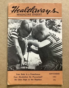 Healthways Magazine Digest (September 1964) Can Alcoholism Be Prevented? VG! - Picture 1 of 3