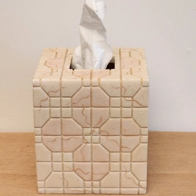Capa de caixa de tecido banheiro acessórios Kleenex suporte de tecido facial decoração para casa - Imagem 1 de 4