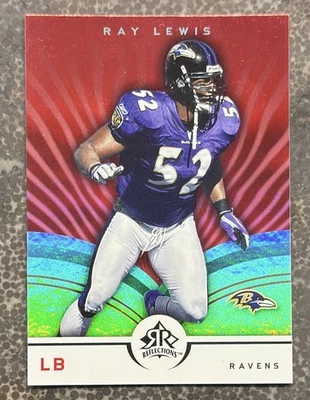 2005 Upper Deck Reflections Ray Lewis #7 HOF - Image 1 of 2