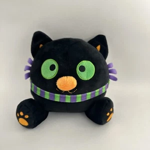 American Greetings Black Cat Plush Stuffed Animal Halloween Cute 6” - Picture 1 of 5