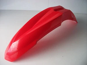 Parafango anteriore nuovo Honda Rosso Polisport Supermoto Cr Xr Parafango Motocross Enduro - Foto 1 di 4