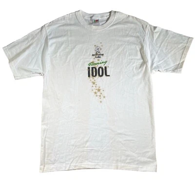 VTG Fruit of the Loom Mens L Lofteez Australian Gold Tanning T-Shirt Crew Neck - Imagem 1 de 4