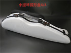 White Violin Case/Box 4/4 Carbon Composite Two Code Lock Light 1.8kg