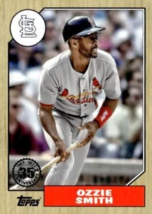 2022 Topps #T87-95 Ozzie Smith 1987 Topps Baseball 35th Anniversary - Picture 1 of 2