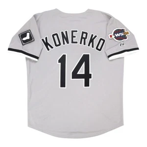 Paul Konerko Chicago White Sox 2005 World Series Grey Road Men's Jersey (S-3XL) - Picture 1 of 8