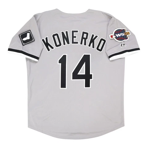 Paul Konerko Chicago White Sox 2005 World Series Grey Road Men's Jersey (S-3XL) Cover