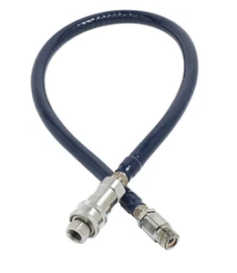 T & S HW-6C-72 Safe T Link Water Hose w/ Quick Disconnect 1/2" Dia. 72" Long - Picture 1 of 3