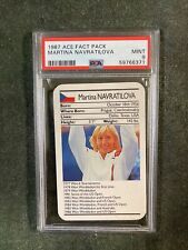 1987 Ace Fact Pack Tennis Martina Navratilova PSA 9 Mint HOF 6371