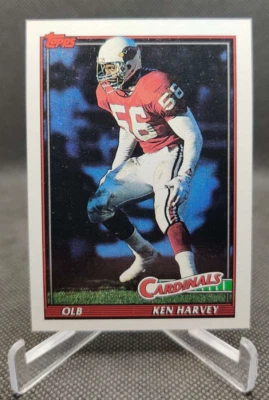1991 Topps #518 Ken Harvey Phoenix Cardinals Football Card - Image 1 of 2
