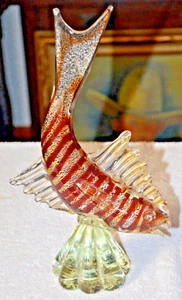 EXQUISIT um 1950 ARCHIMEDE SEGUSO ITALIENISCHES MURANO GLAS Taucher Fisch Goldfleck - Bild 1 von 8