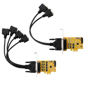 PCI-E Riser Card Adapter RS232 expansion Controller serial port card Converter - Picture 1 of 8