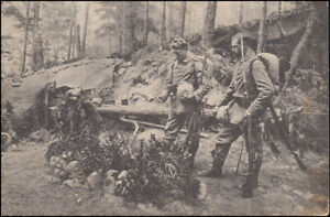 Poczta polowa Reserve Foot-Artillerie-Reg.10 - 3.7.15 AK Grób żołnierza na szyderstwie