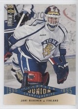 1995 Upper Deck Collector's Choice European Junior Championships Jani Riihinen