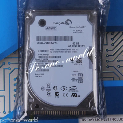100% OK For Seagate ST96812A 60 GB 2.5" 5400 RPM 8 MB PATA Hard Disk Drive HDD - Image 1 of 2