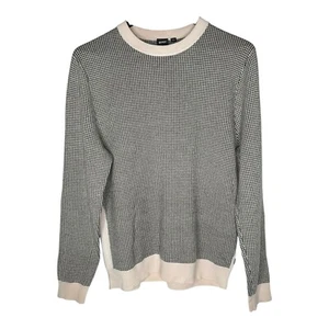 Hugo Boss Herren Schurwolle Hahnentritt Pullover XXL Leise Luxus Klassisch Preppy - Bild 1 von 11