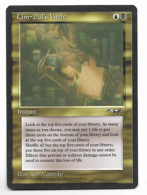 MTG Lim-Dul's Vault Alliances Magic the Gathering - Image 1 of 2