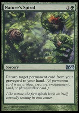 Magic the Gathering MTG Nature's Spiral (196) Magic 2010   LP