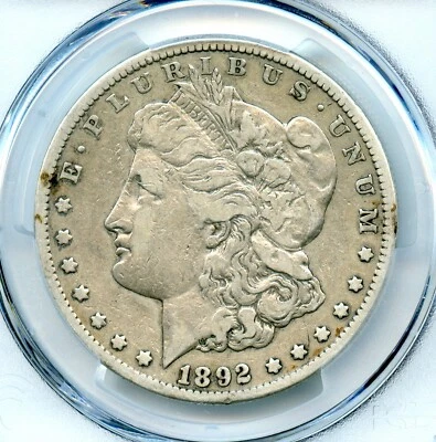 1892-CC Morgan Dollar, PCGS VF20 - Image 1 of 3