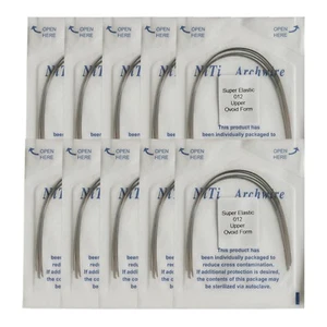 Dental Orthodontic Super Elastics Niti Braces Round Arch Wires Ovoid Form - Picture 1 of 16