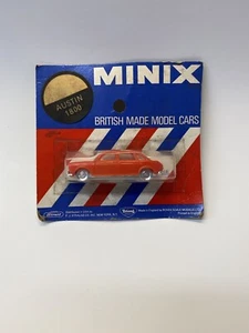 Vintage Triang Minix Straco Austin 1800 British Made Plastic Model Car in Pack - Picture 1 of 7