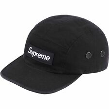 Supreme Military Camp Cap Hat - Black - SS24 New Authentic