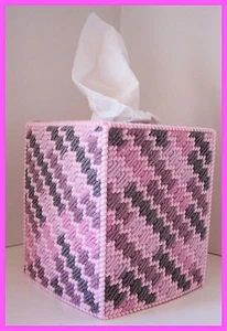 ROSA ROSA GUARDERÍA HECHO A MANO PLÁSTICO LONA PAÑUELO CAJA CUBIERTA TOPPER - Imagen 1 de 1