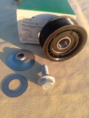 Polea loca INA para Saab 1999-2003 9-3, 2000-2009 9-5 55562635 89095 V50-1010  Foto 1 de 3