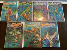 VINTAGE 1990 DC Comics AQUAMAN ATLANTIS CHRONICLES #1-7 Mini Series Complete