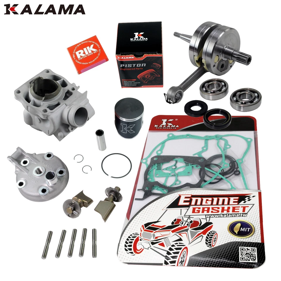 Kit de reconstrucción de motor YZ 125 para cigüeñal Yamaha YZ 125 válvulas de potencia pistón 02~04 Foto 1 de 4