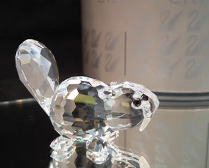 Swarovski Crystal Clear Beaver Lying Down - Item no 164639 - Boxed - Picture 1 of 4