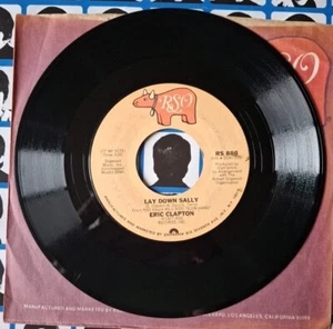 Eric Clapton Lay Down Sally / Next Time You See Her 1977 45 7" Vinyl - Picture 1 of 7