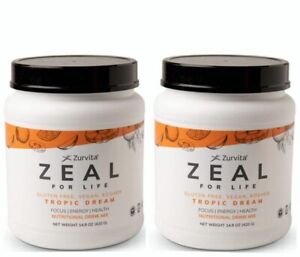 Zurvita Zeal for Life-Energy Drink -Tropic Dream Canister- 420g (2-CANISTER)