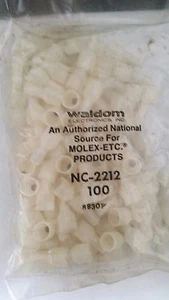 EMPALME AISLADO EXTREMO CERRADO MOLEX NC2212 19160-0009 PARA BOLSA 12-22AWG DE 100 PIEZAS - Imagen 1 de 1