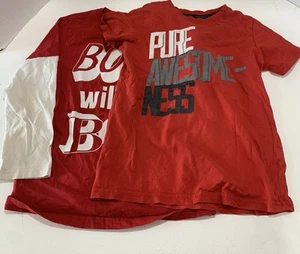 Bundle of Two Boy's Short Sleeve Shirts And Long Sleeve Shirt Size XL7 - Picture 1 of 18