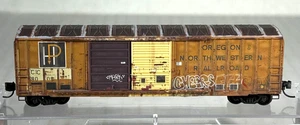 MICRO-TRENES 50' CAJA LATERAL ACANALADA COCHE WEATH/GRAFTI CEDRO RÁPIDOS & IOWA CIT 03044320 - Imagen 1 de 4