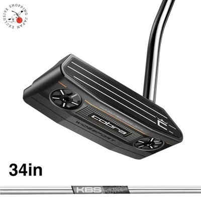 COBRA Golf WIDESPORT Vintage Putter 34" 2024 Model Men KBS CT TOUR Single Bend  - Image 1 of 4