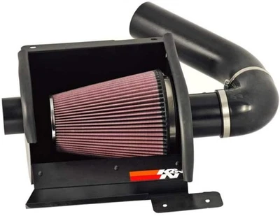 K&N High Flow Air Intake for 97-08 Ford E350/#450 Econoline V10-68L Black Foto 1 de 2