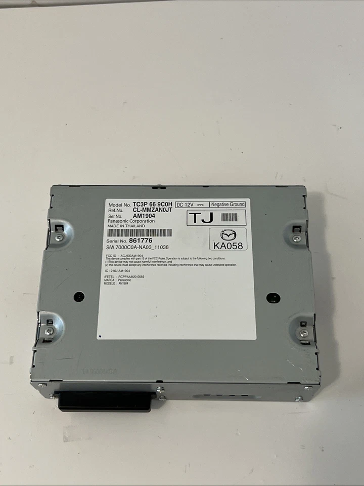 MAZDA CX-5 2022 TABLERO AUDIO RADIO RECEPTOR MÓDULO UNIDAD PRINCIPAL FABRICANTE DE EQUIPOS ORIGINALES TC3P669C0H Foto 1 de 4