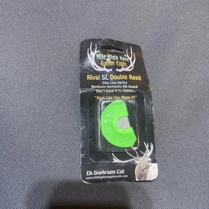 Mile High Note Game Calls Big Bull Elk Call Single Slime Lime Series Diaphragma - Bild 1 von 5