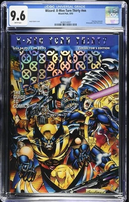 Revista Wizard X-Men Turn Thirty CGC 9.6 Edición Coleccionista 1993 Marvel Kubert Foto 1 de 4