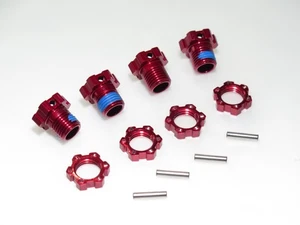 95076 TRAXXAS SLEDGE 6S TRUCK 17MM WHEEL HEXES WITH LOCK NUTS AND PINS - Picture 1 of 1