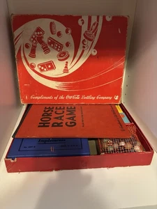 Vintage Coca-Cola WWII Game box rare horse race India playing cards marbles + - Picture 1 of 19