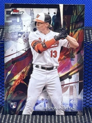 2024 Topps Finest HESTON KJERSTAD Baltimore Orioles RC Rookie Card - Image 1 of 2