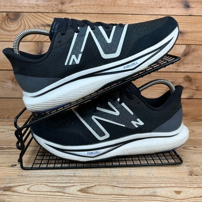 New Balance Trainers Womens Size UK 8 FuelCell Rebel v3 Black Vibrant Run Shoes - Image 1 of 4