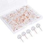 Pinnadeln Pinnwandnadeln 100 pcs Pins Stecknadeln mit Kopf Pin Roségold