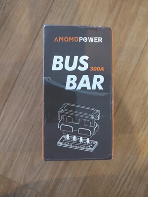 (2) Heavy Duty Bus Bar 300A 12V Power Distribution Block with 5/16" M8 4-Posts - Image 1 of 3