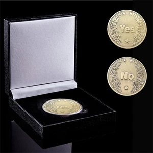 Yes or No Prediction Decision Lucky Coin Ouija Value Challenge Collectible Coins - Picture 1 of 9